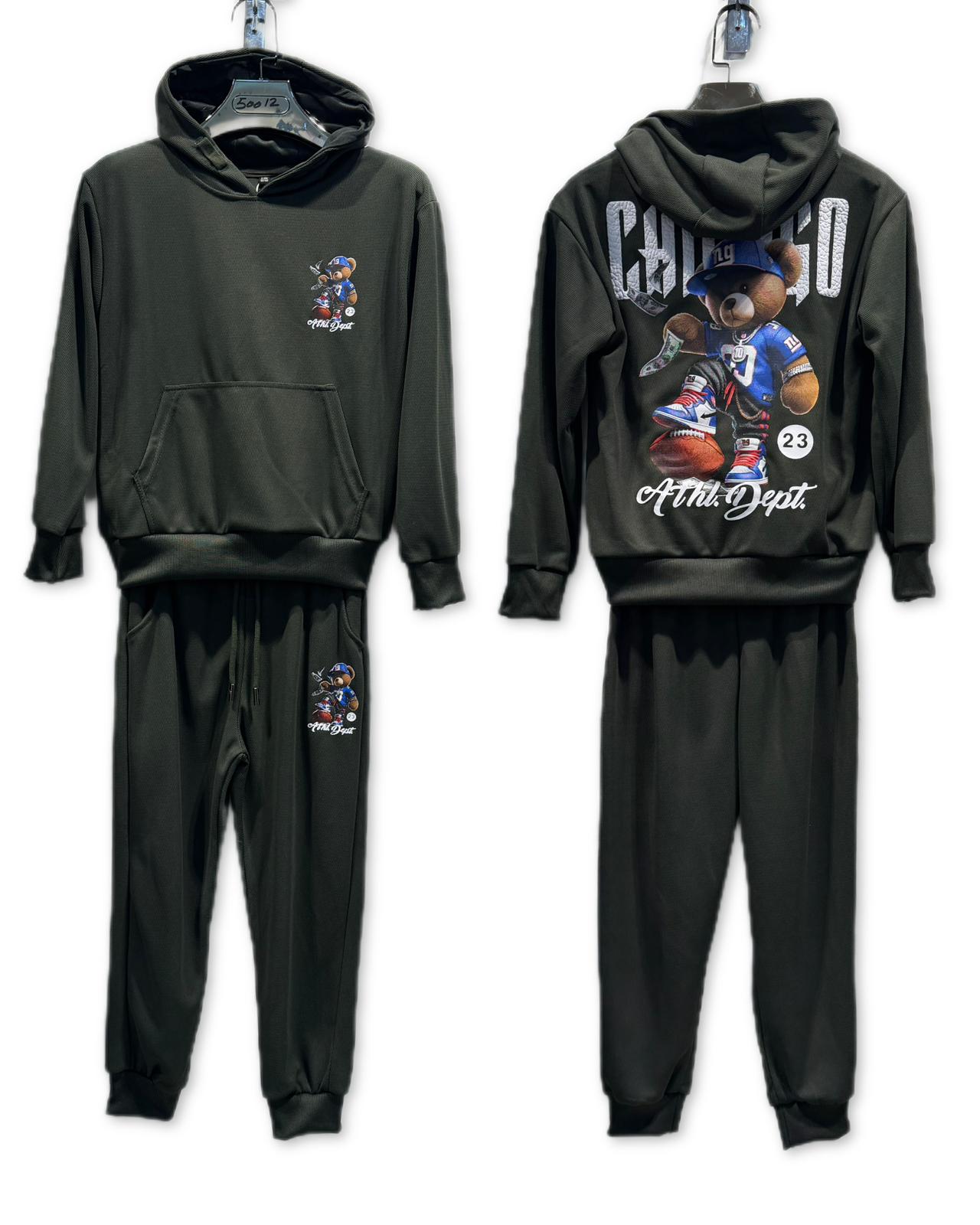 Ensemble survêtement enfant hoodie imprimé / Lot de 6 Pièces (Tailles 4 à 14 ans)