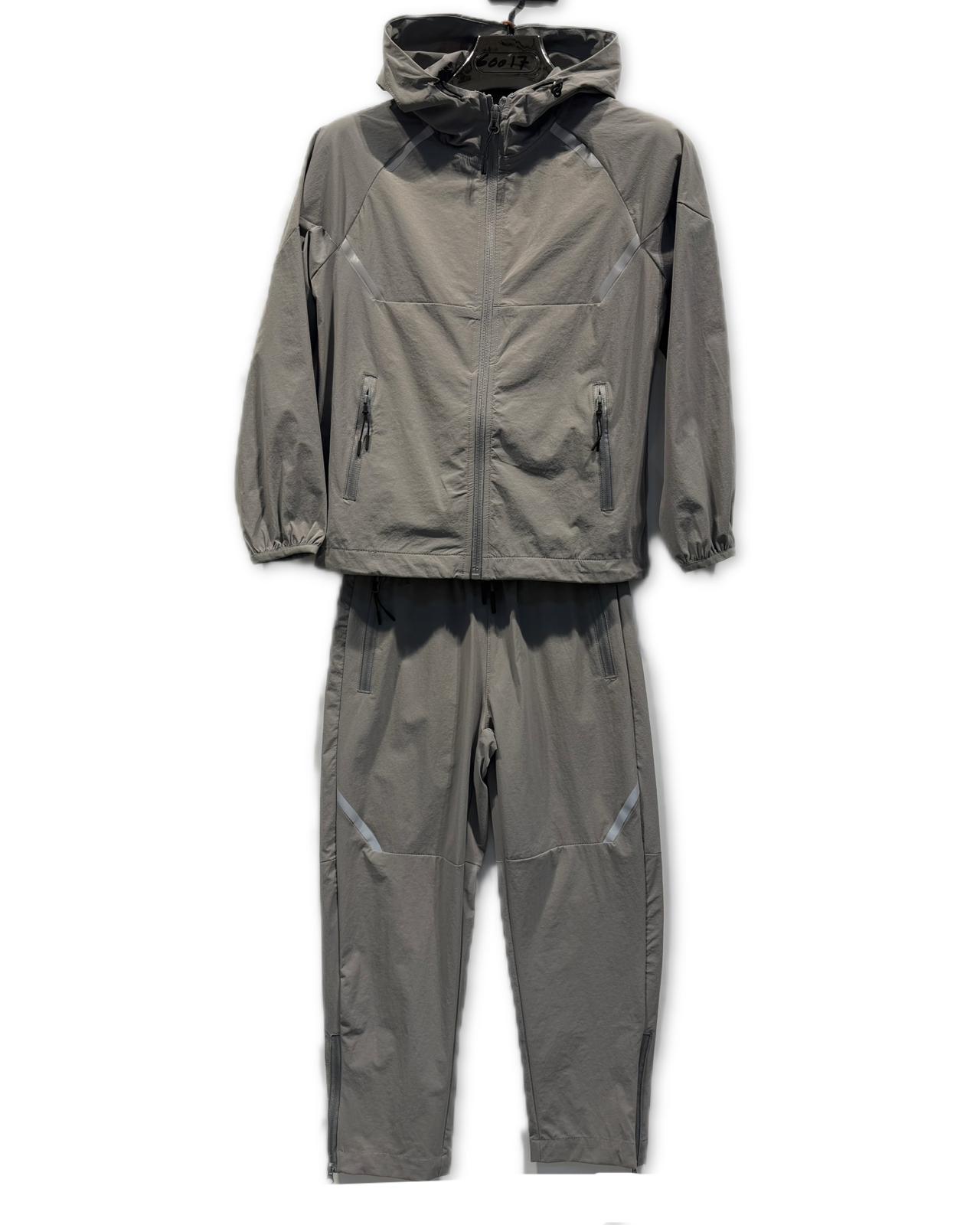 Ensemble garçon sport coupe-vent – Veste zippée capuche + pantalon –  Lot de 6 Pièces (Tailles 4 à 14 ans)