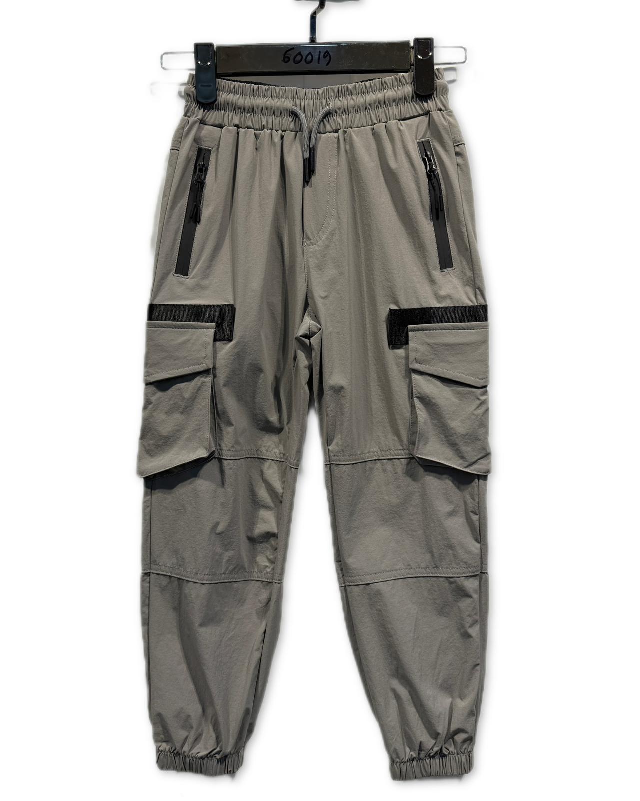 Pantalon garçon cargo avec poches multiples et zips –Lot de 6 Pièces (Tailles 4 à 14 ans)